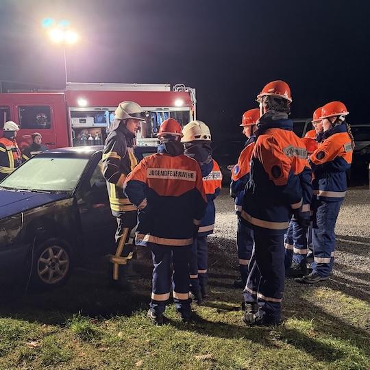 TH-Übung der Jugendfeuerwehr