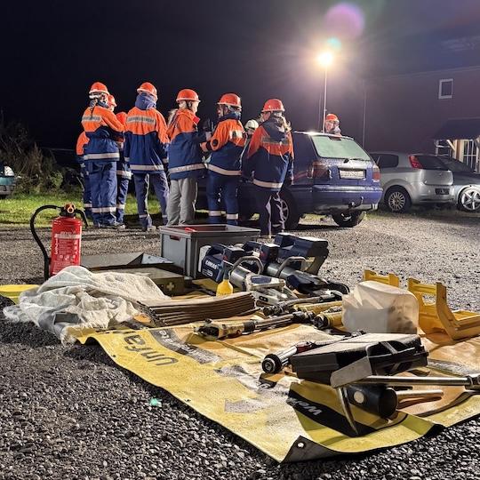 TH-Übung der Jugendfeuerwehr